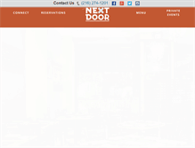 Tablet Screenshot of dantenextdoor.com